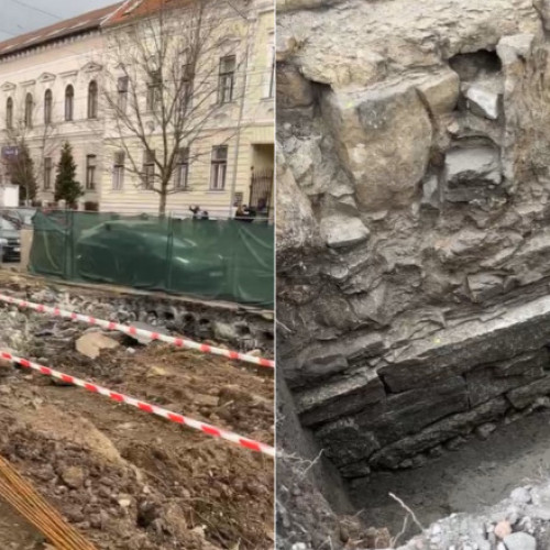 Descoperire uluitoare la Cluj-Napoca: Un zid roman vechi de 1.900 de ani a fost găsit în timpul săpăturilor pentru un parc nou. Primarul Boc promite să țină descoperirea la vedere pentru a ne putea bucura de istoria orașului