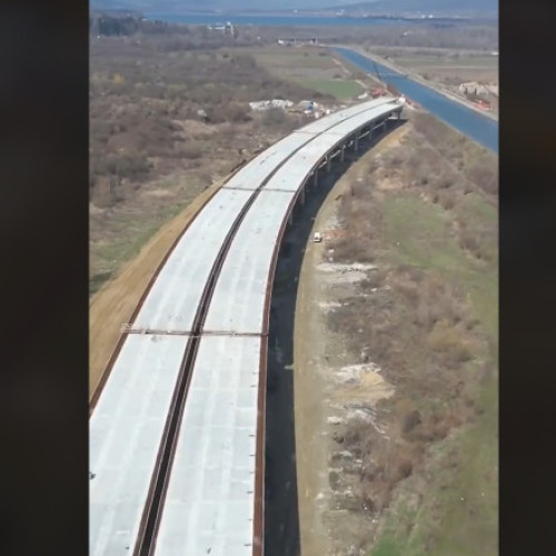 Autostrada A1 între Sibiu și Pitești - Secțiunea 5, realizată în proporție de peste 63% - Imagini video publicate de Ministrul Transporturilor