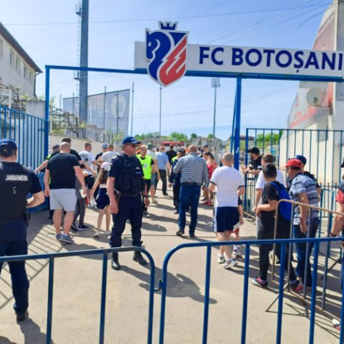 Măsuri de ordine publică la meciul de fotbal dintre F.C. Botoșani și F.C. Voluntari