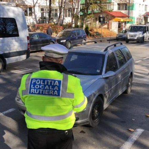 Șoferi avertizați și mașini blocate în Botoșani pentru nerespectarea regulilor de circulație