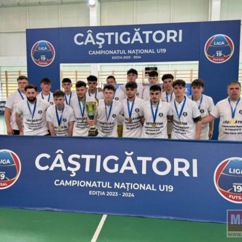 Echipa CSO Viitorul Darabani a câștigat campionatul național de fotbal în sală U19