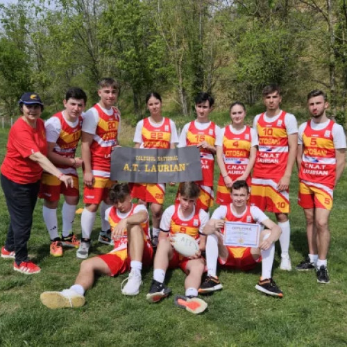 Echipa Colegiului Național "A.T. Laurian" remarcabilă la ONSȘ de "S-Rugby Mixt" (FOTO)