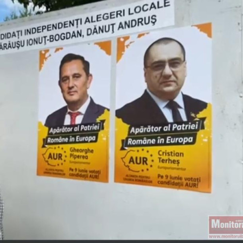 Scandal electoral la Botoșani din cauza afișelor