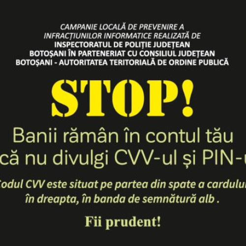 ATENȚIE: Polițiștii trag un semnal de alarmă privind infracțiunile cibernetice! Aflați cum să vă protejați în mediul online!