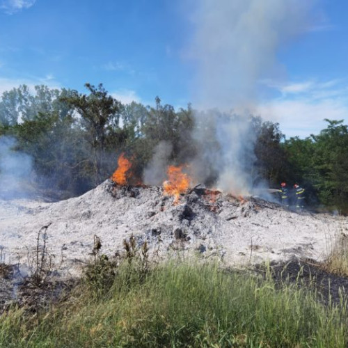 Incendiu devastator în localitatea Berza: Pompierii au luptat ore întregi pentru a stinge flăcările